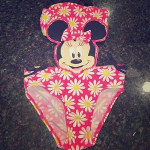 Disney Minnie Mouse bathing swim suit toddler girl